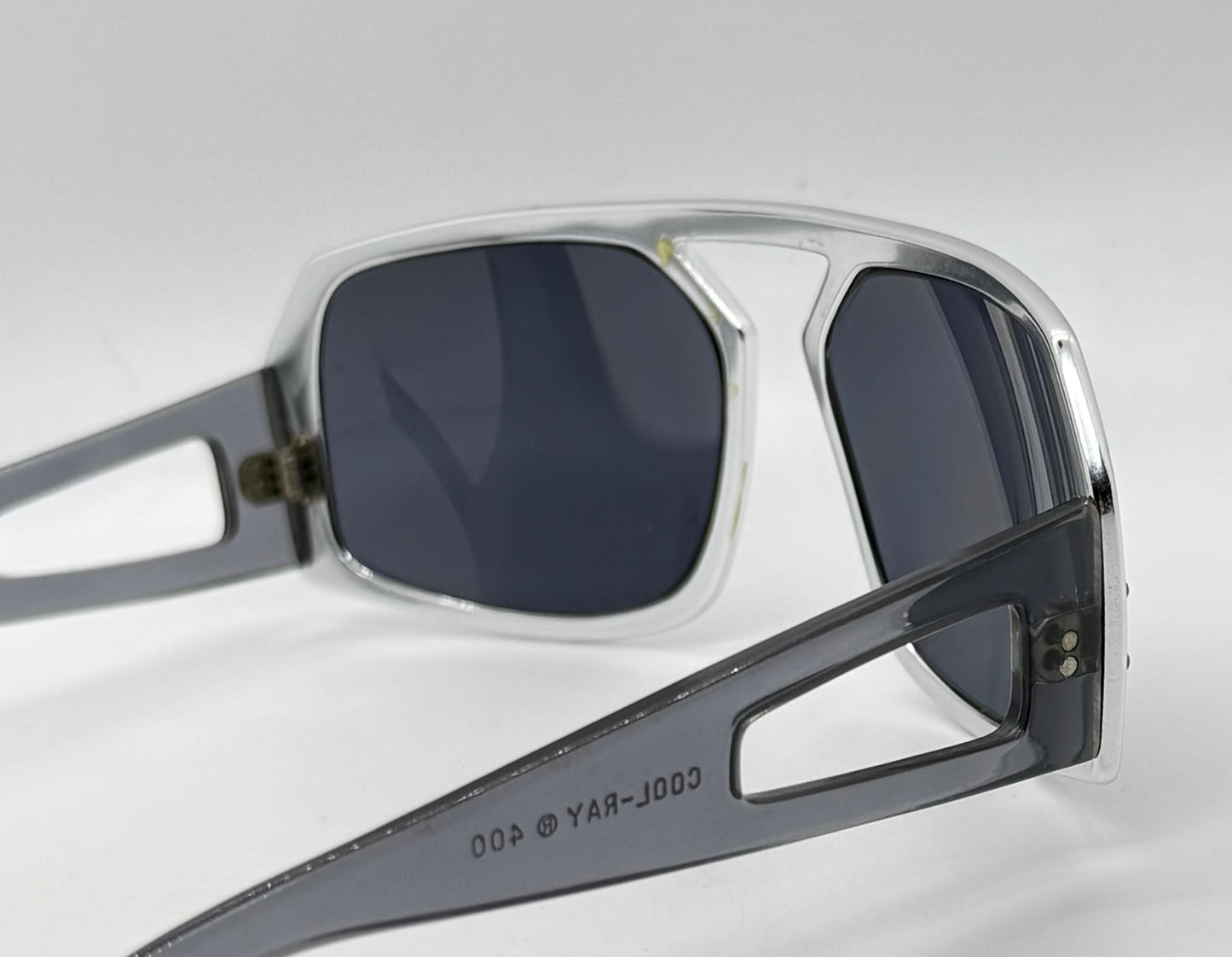 Black Watch Cool-Ray 400 VINTAGE Chrome Shield Sunglasses-DEADSTOCK/UNWORN-RARE