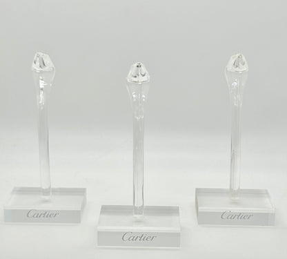 Cartier 5-Piece Acrylic Eyewear Display Stand Set – Unused VINTAGE Boutique Fixtures