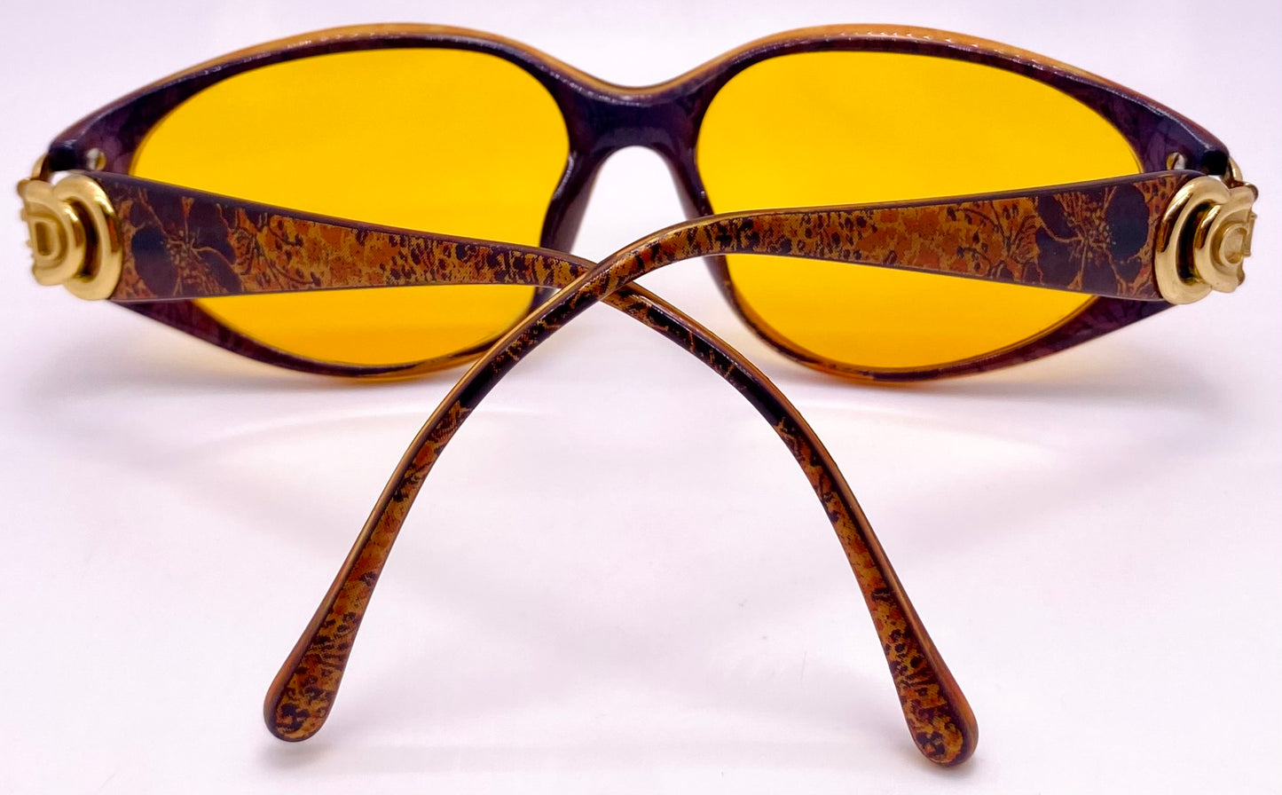 Vintage Christian Dior 2851 80 Sunglasses w/Brand New, Custom, Day/Night Yellow Lenses