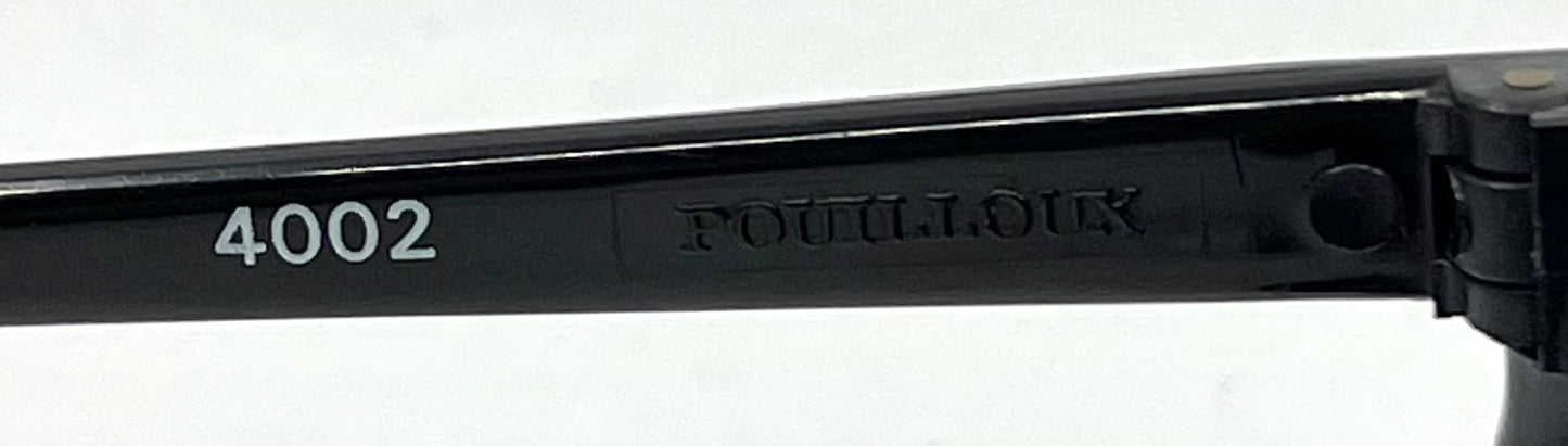 Vuarnet Pouilloux 4002 Vintage Sunglasses Black Brown Lenses-Made in France