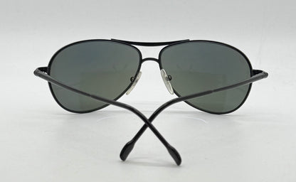 PERSOL 2256-S 594/58 Vintage Black Aviators w/ Polarized Lenses-Deadstock