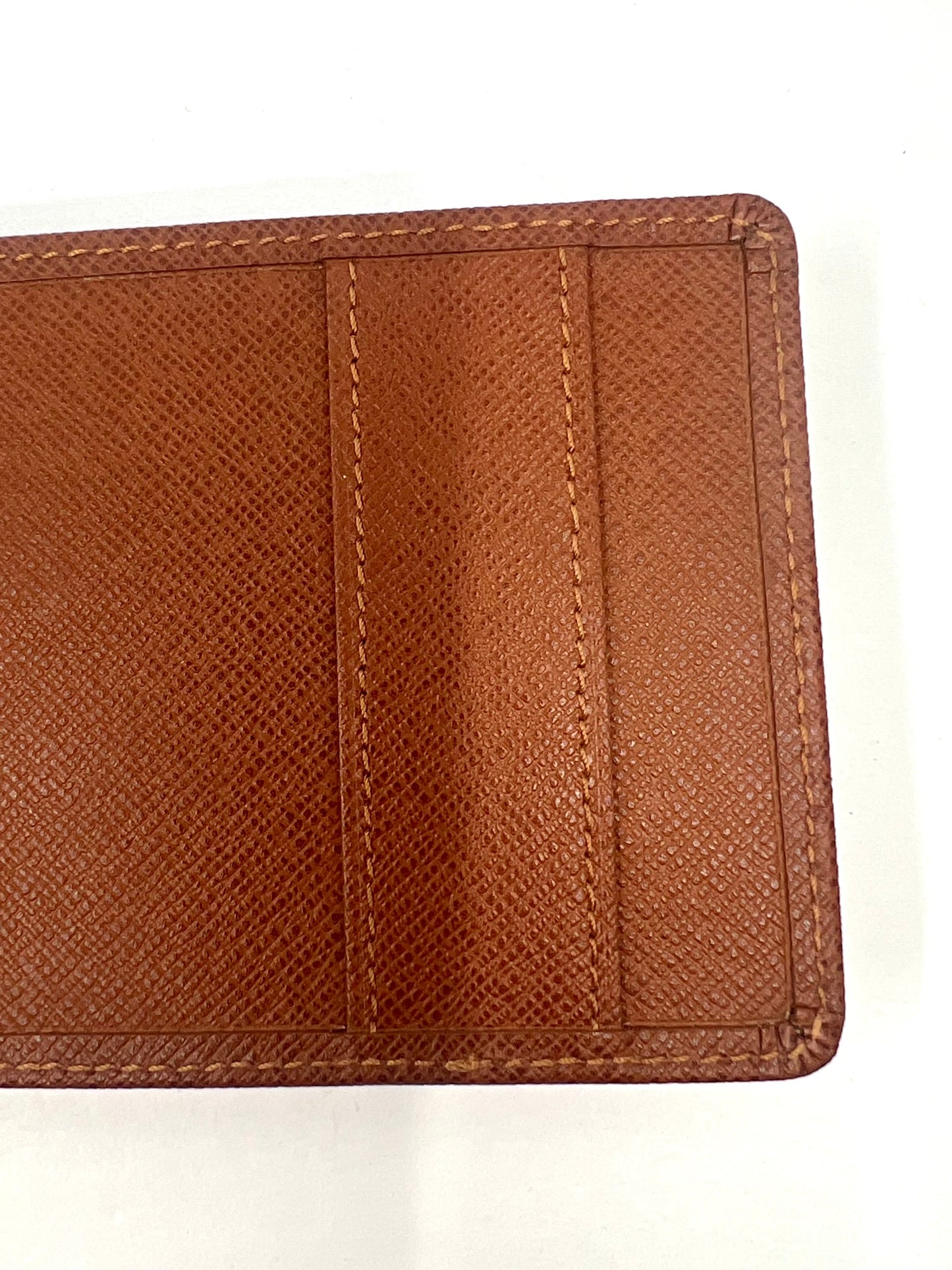 Louis Vuitton VINTAGE Leather Passport Holder Made in France 1970s 1980s