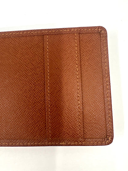 Louis Vuitton VINTAGE Leather Passport Holder Made in France 1970s 1980s