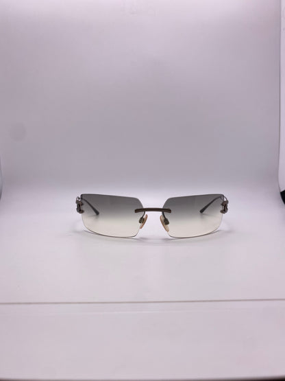 AUTHENTIC CHANEL CH4047 c.1708G 62MM RIMLESS SUNGLASSES-ITALY-AUTHENTIC