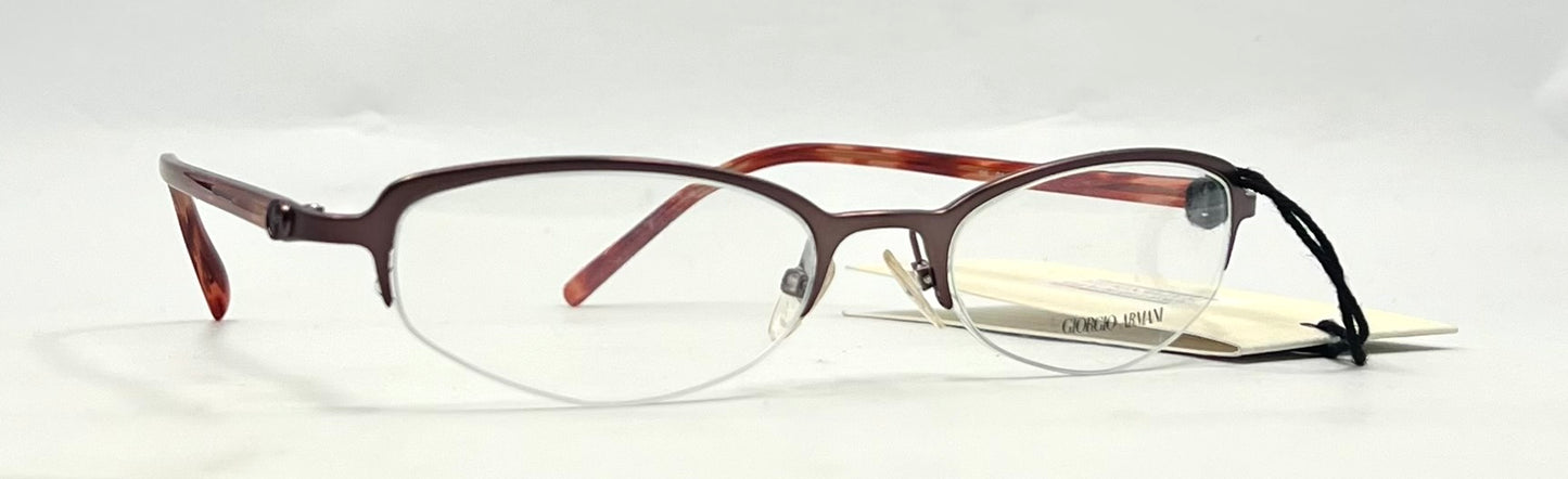 Giorgio Armani GA465 Vintage Semi-Rimless Optical Frame-Unworn-Italy