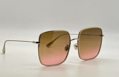 DIOR BY DIOR 3F Sunglasses-Silver Frame w/Gradient lenses-Y2K Vintage-Italy-Unworn