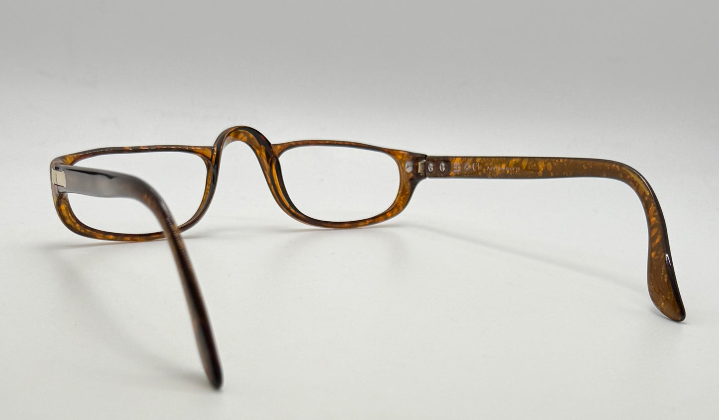 Vintage 1980s Christian Dior Monsieur 2075 11 Optyl Eyeglass Frame-Made in Austria-Brown Tortoise