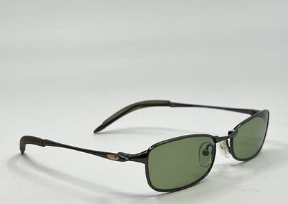 Oakley Straightline 2.0 Vintage Sunglasses-Model 11-729-New Solid Green Tinted Custom Sunglasses-UNWORN