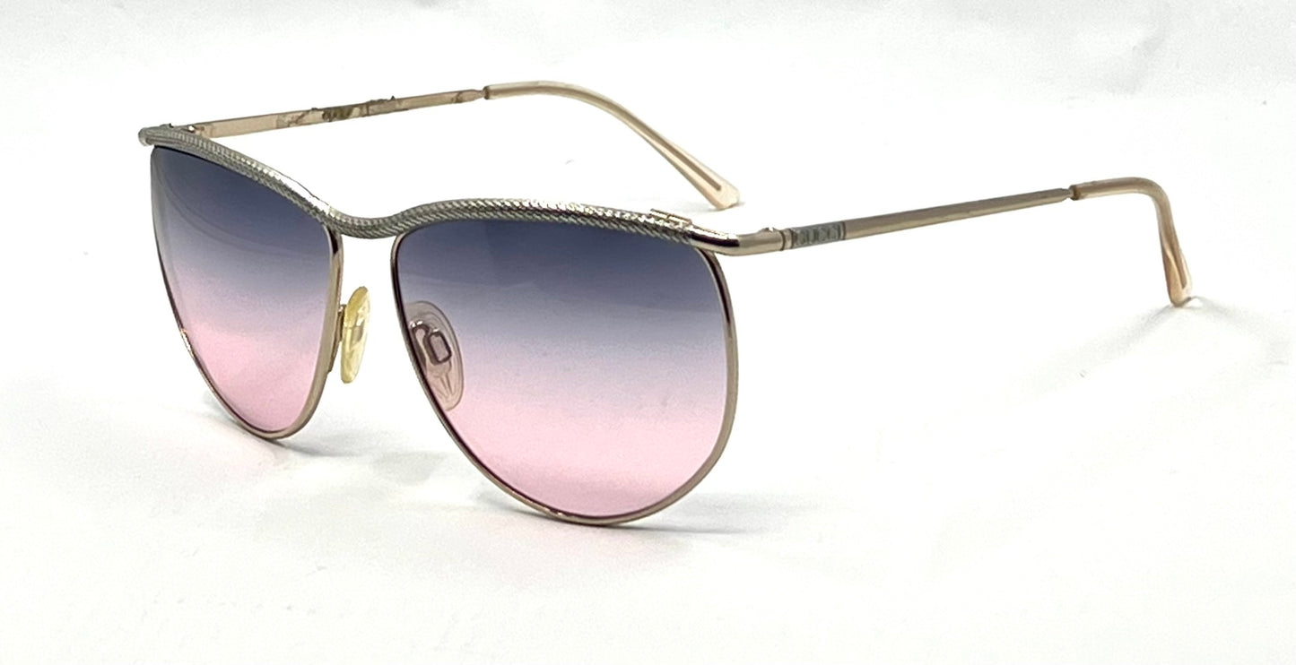 Gucci GG2232 95N-Vintage  Silver Sunglasses-New Blue/Rose CustomLenses