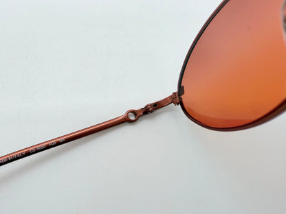 Christian Dior CD 3088 Red Metal Sunglasses w/New Red Tinted Custom Lenses