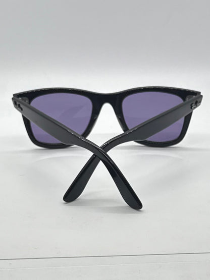 Ray-Ban RB5121 2000 Wayfarer Black w/ New Light Purple Custom Lenses–Full Kit