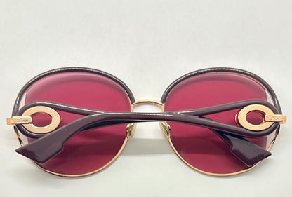 Christian Dior New Volute 58EVC Vintage Sunglasses-Rose Lenses-Full Kit-NOS/Unworn-57mm
