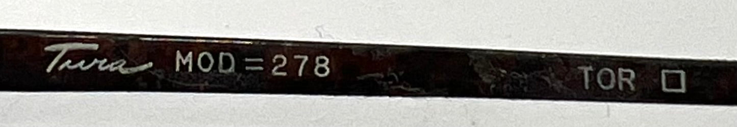 Tura MOD 278 Vintage Bronze Metal Sunglasses-New Rose Smoke Custom Lenses