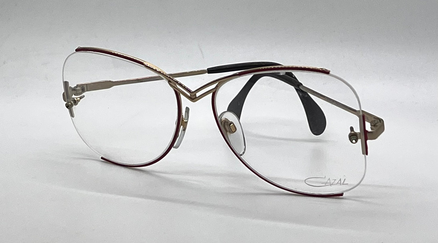 Vintage CAZAL 221 COL 309 West Germany NOS Rimless Optical 59-17 Unworn