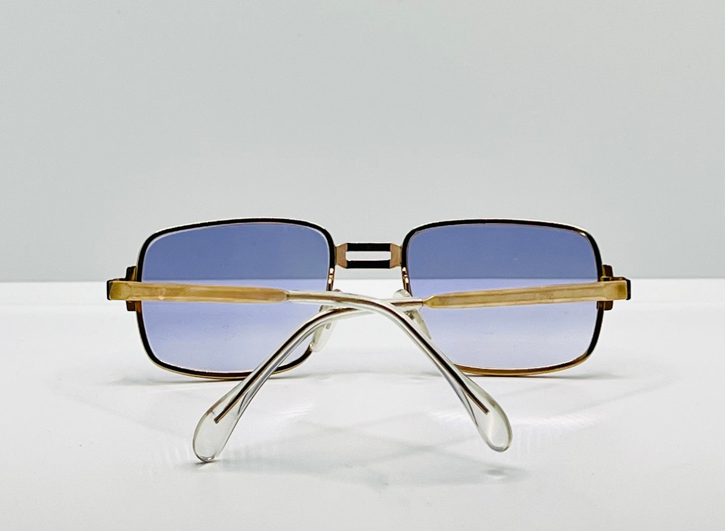 Meritad MOD.391T-Vintage Gold Frame w/New, Custom Aquaviolet Gradient Lenses-Deadstock-Germany
