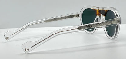 ENTOURAGE OF 7 “DECKER”-CRYSTAL & TORTOISE-GREEN LENS-BRAND NEW / UNWORN-FULL KIT
