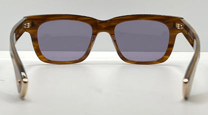 GARRETT LEIGHT x Officine Générale 118 DB-Limited Collab w/New, Custom Solid Violet Lenses-Unworn