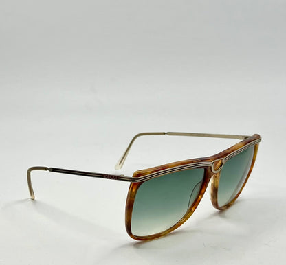 Gucci GG 2307/S Vintage Sunglasses w/New Gradient Aquamarine Tinted Custom Lenses
