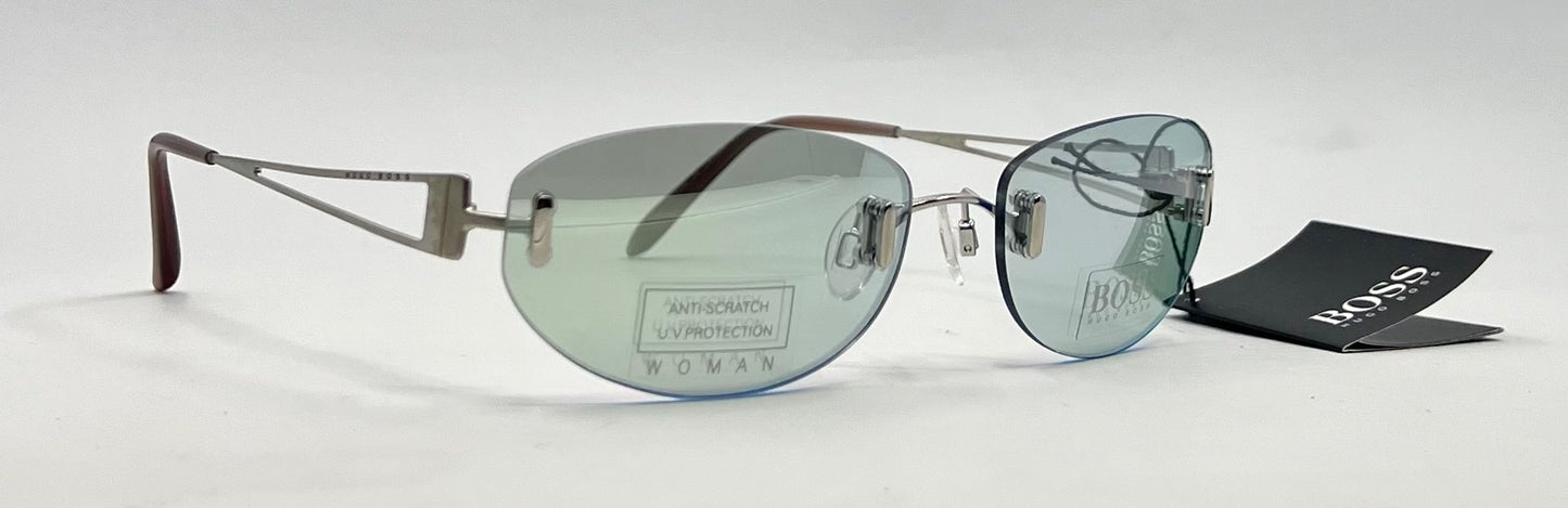 BOSS Hugo Boss HB11844-Y2K Vintage-Rimless Sunglasses-Unworn-55mm
