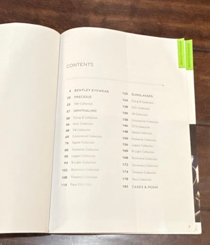 Bentley Eyewear Catalogue Spring Summer 2019 – Authentic Luxury Brand Archive
