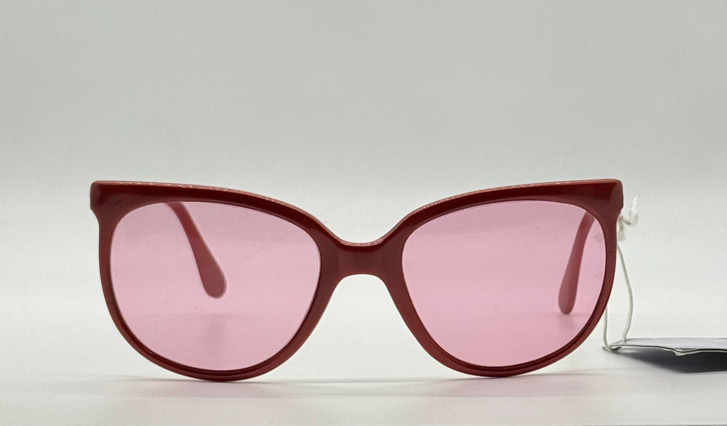 Ray-Ban CATS 1000 Red 1980s-B&L Changeable Rose Lenses-Vintage-France-UNWORN