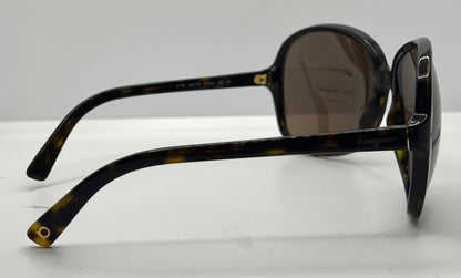 Salvatore Ferragamo 2178 102/73 Tortoise Brown 63mm Sunglasses Italy NOS