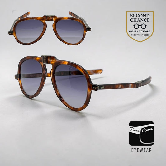 Revue F1 C2-Vintage Folding Sunglasses-New/Custom Lenses-France
