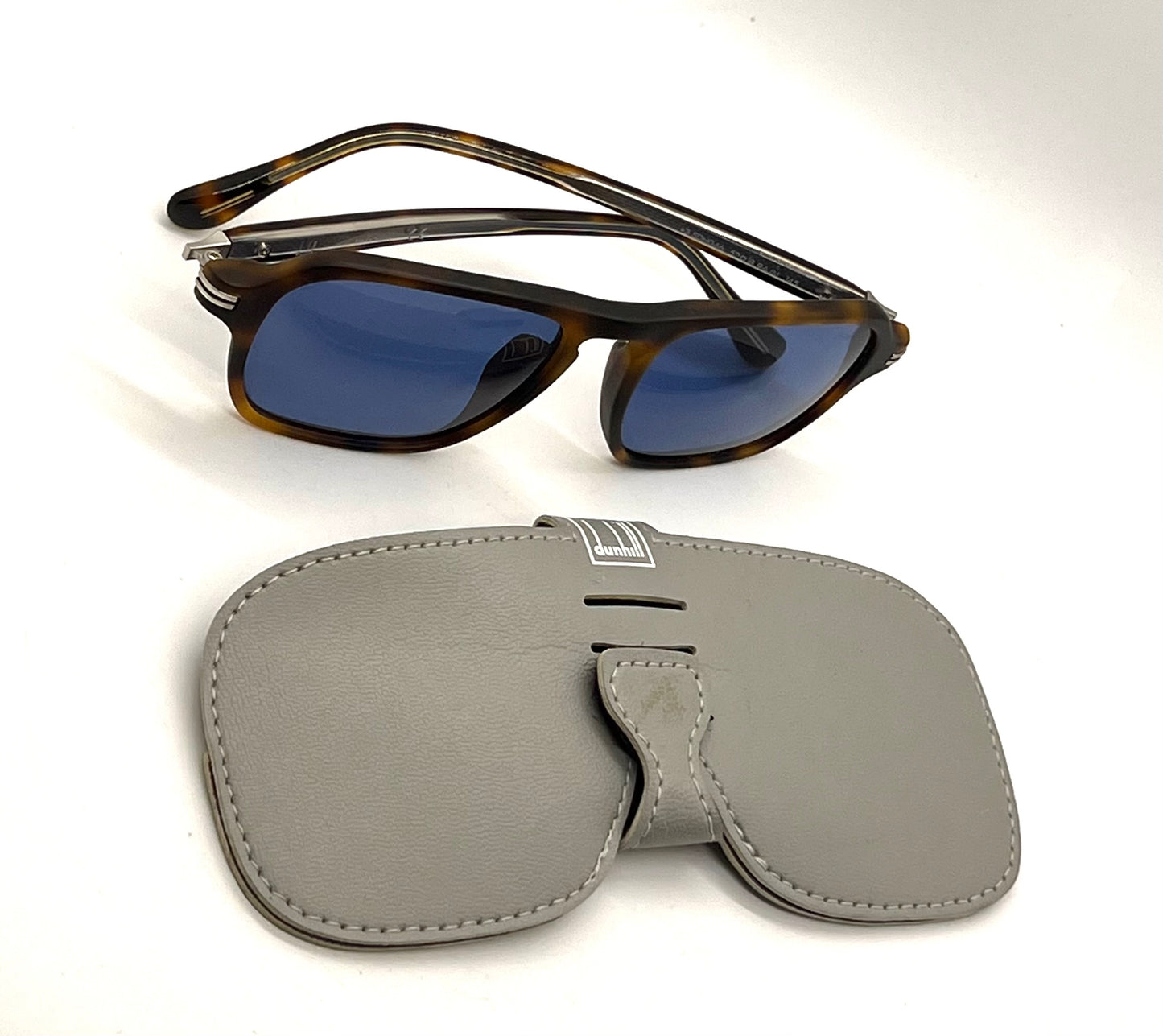 Dunhill SDH040 Tortoise 52-18-145 Sunglasses – Deadstock Italy Case