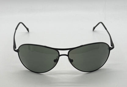 PERSOL 2256-S 594/58 Vintage Black Aviators w/ Polarized Lenses-Deadstock