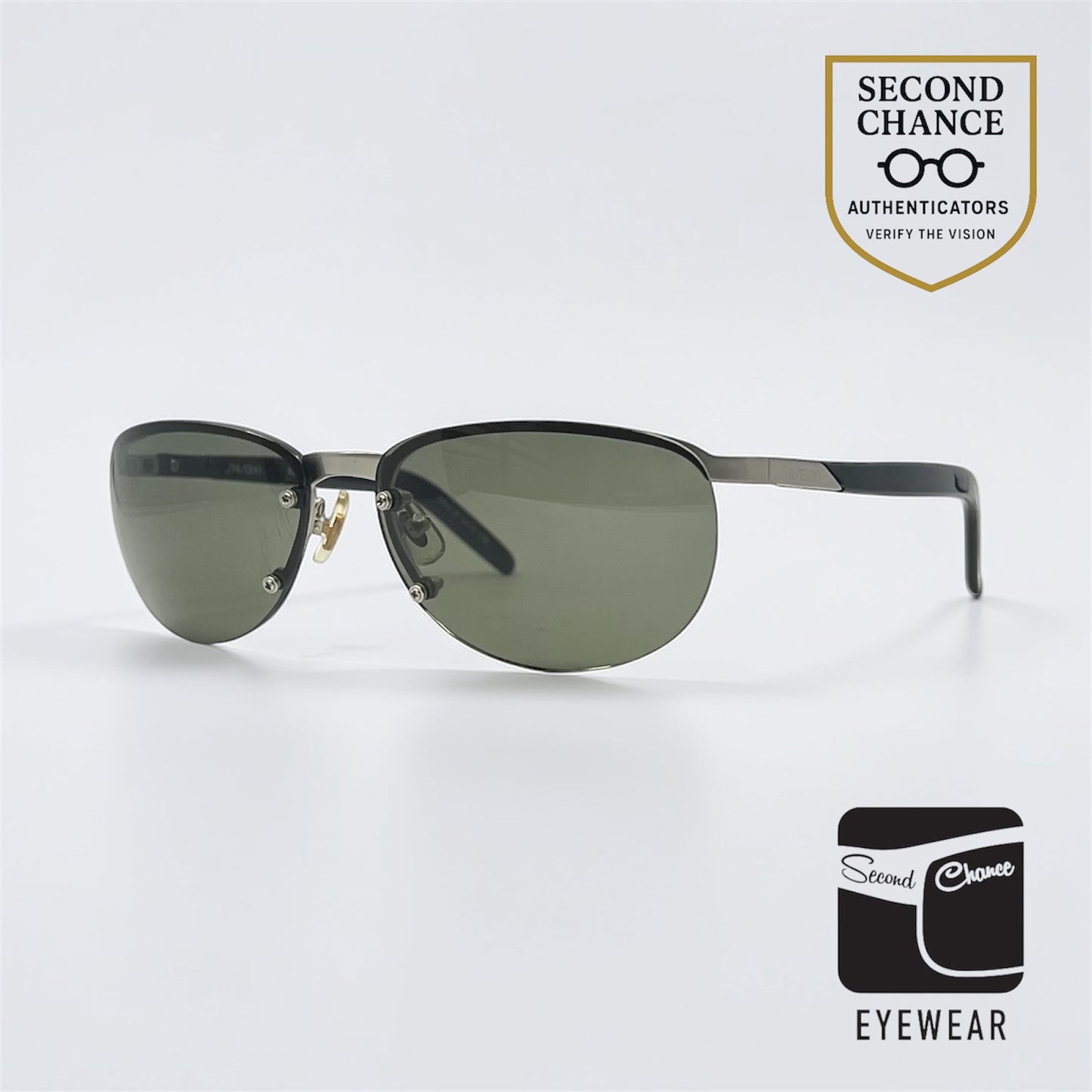 Shiseido 6017 Rimless Sunglasses Japan Y2K Vintage-UNWORN-59mm