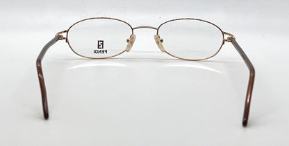 Fendi F522 Salmon Unworn/NOS Oval Eyeglasses-Made Italy 50mm