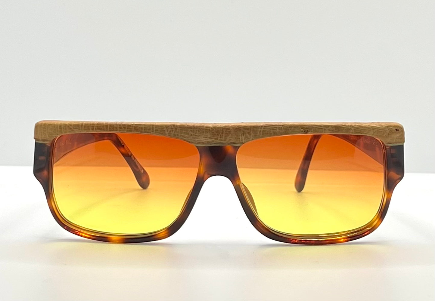 Vintage Emmanuelle Khanh 10640 Python Sunglasses – Sunburst Edition 1 of 1