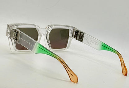 Louis Vuitton Virgil Abloh 2054 1.1 Millionaires Z1812W Crystal Clear Sunglasses