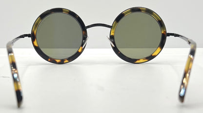 Cutler and Gross 1277 C03 Round Tortoise Sunglasses– New/Unworn-Full Kit-44mm