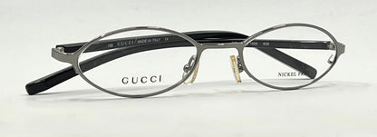 Gucci GG 1668 B36 Oval Optical Frames-Y2K VINTAGE-Unworn-Italy-49mm