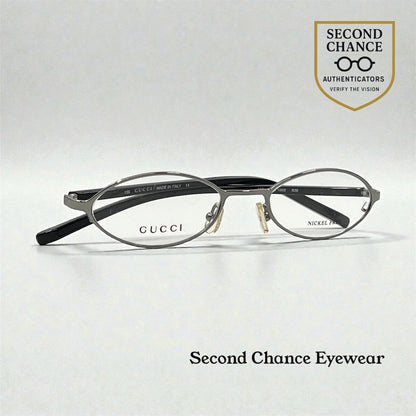 Gucci GG 1668 B36 Oval Optical Frames-Y2K VINTAGE-Unworn-Italy-49mm
