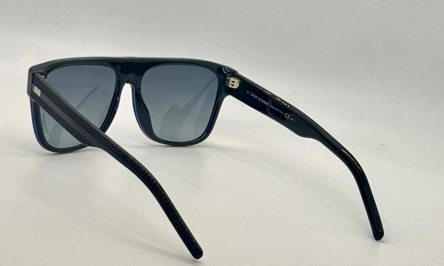 Dior Homme Black Tie 188S 98KHD VINTAGE Sunglasses Black Italy Full Kit