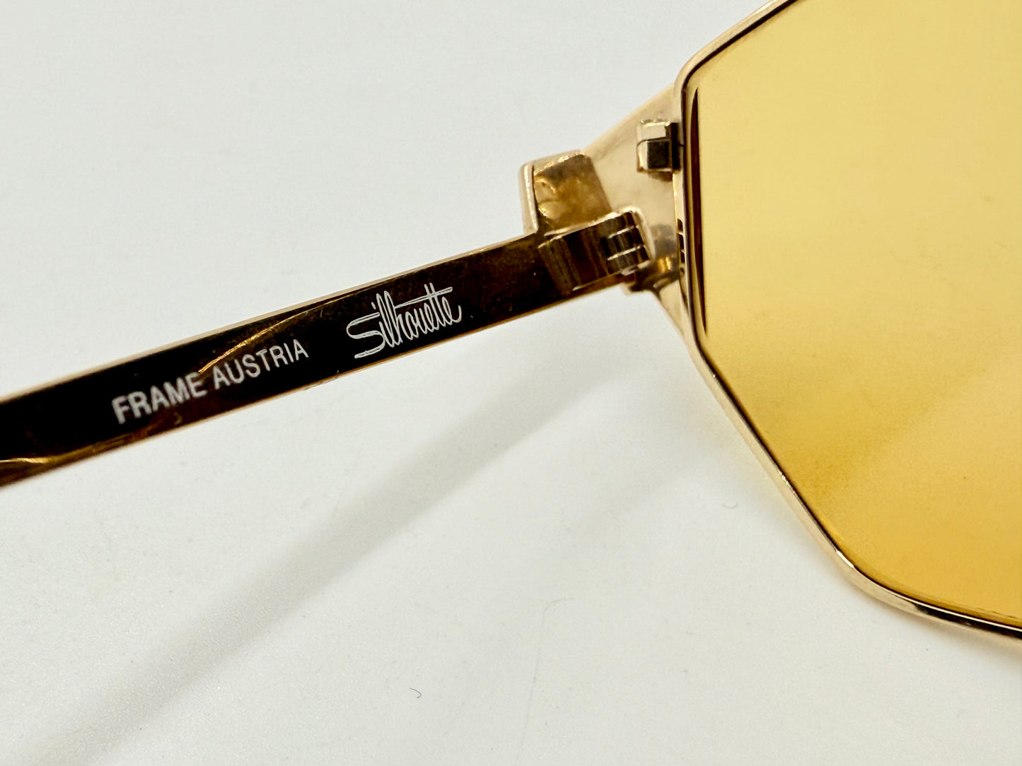 Silhouette M6114 / V6020 Vintage Sunglasses 55mm| w/New Amber Day/Night Custom Lenses | Deadstock Austria