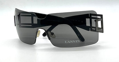 Lanvin LV 2135 C01-Vintage Shield Sunglasses France Unworn Y2K-Rare