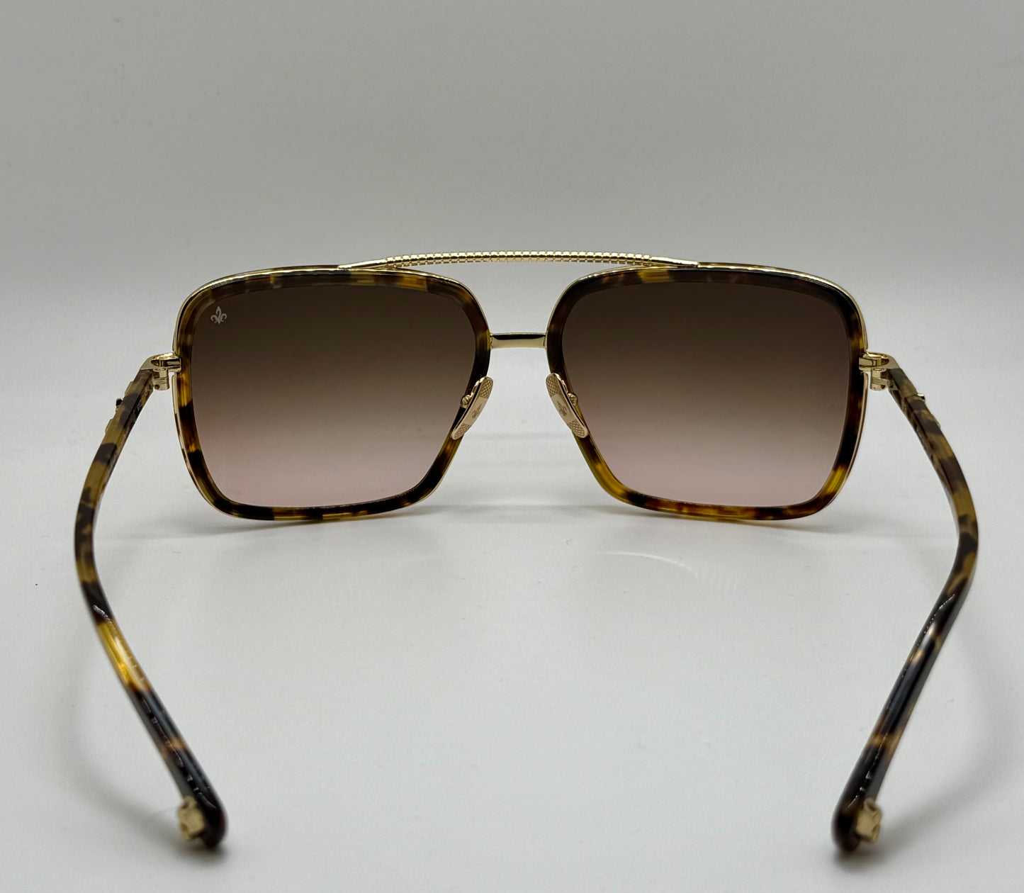 Brand New Philippe V No. 9 Sunglasses-Tortoise & Gold 63mm Frame-Handmade in Japan