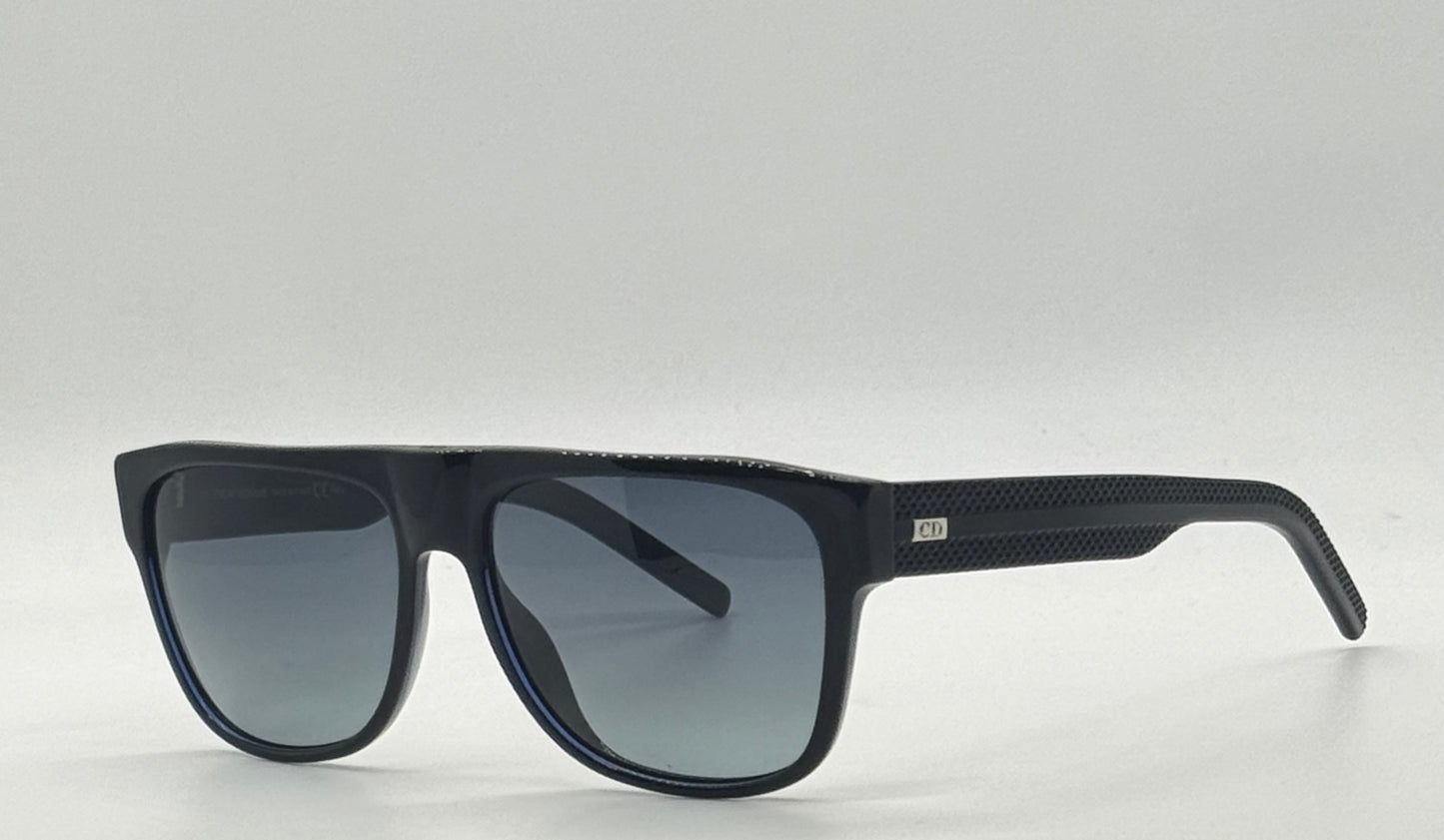 Dior Homme Black Tie 188S 98KHD VINTAGE Sunglasses Black Italy Full Kit