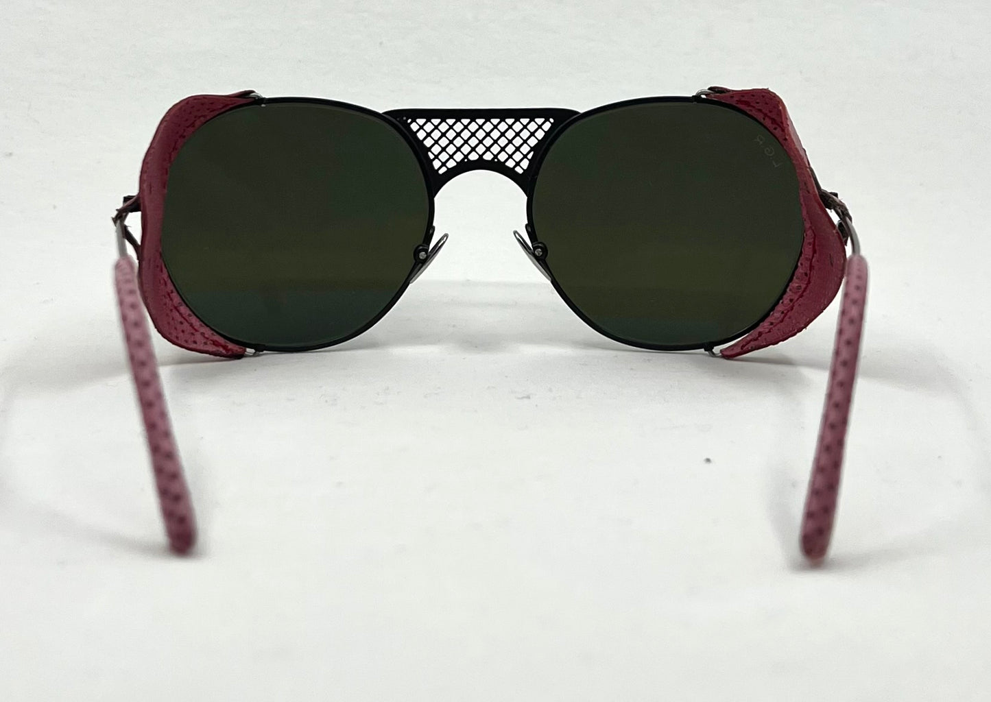 L.G.R Lawrence Flap 54-20-145 Pink Leather Side Shields Handmade in Italy Unworn