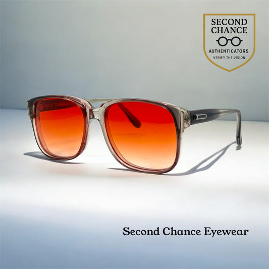 Adonis “Jason” Y2K Vintage Sunglasses with New Gradient Custom Lenses