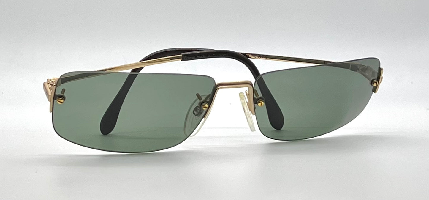 Rodenstock Mr.R 873 Unworn/NOS Rimless Sunglasses-Made Germany G15 Vintage