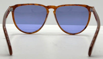 Gianni Versace 465 909 Vintage Sunglasses w/New Solid Blue Custom Lenses-54mm-Unworn/NOS