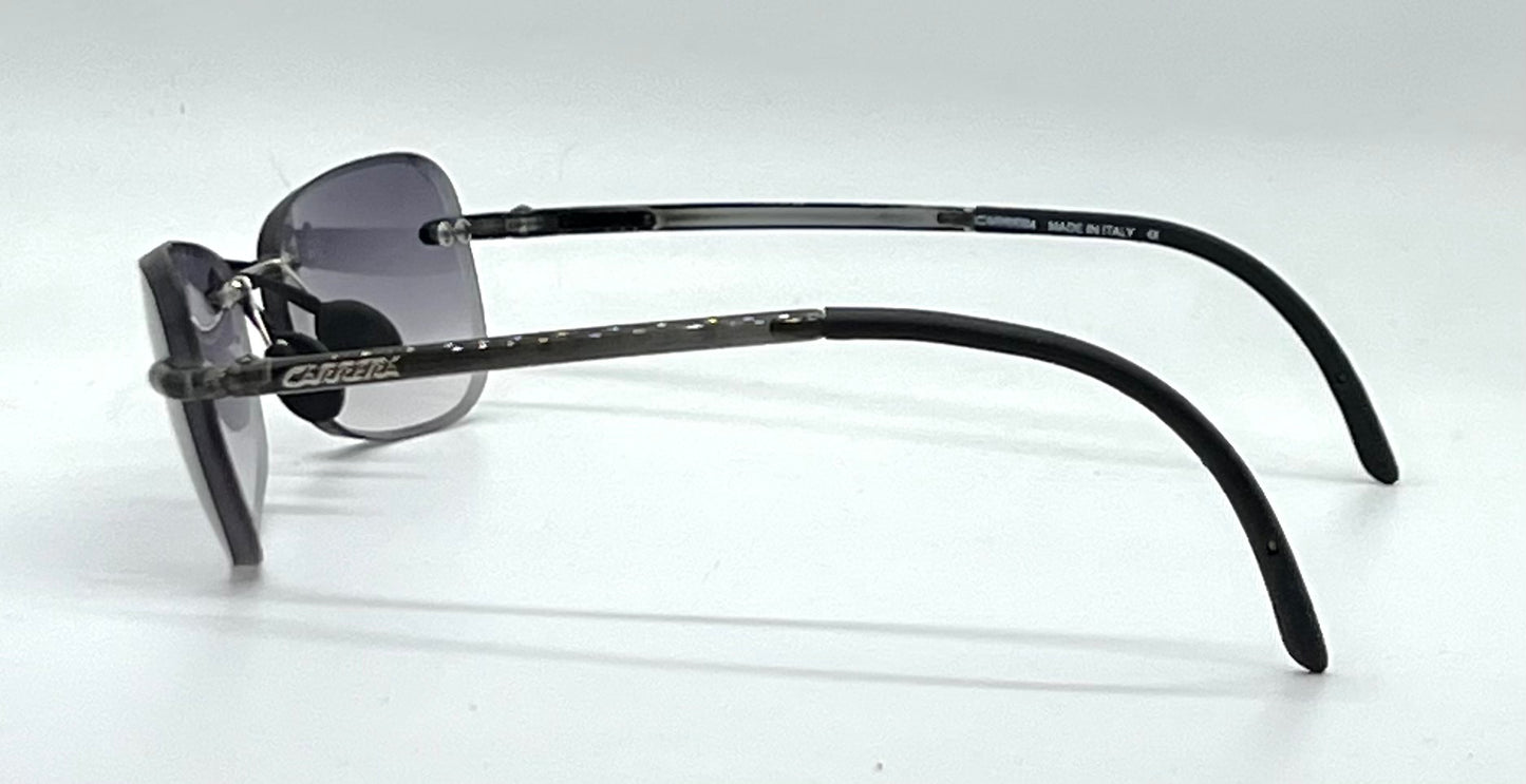 Carrera Quartz Alpha 29X Rimless VINTAGE Sunglasses Made Italy NOS/Unworn-54mm