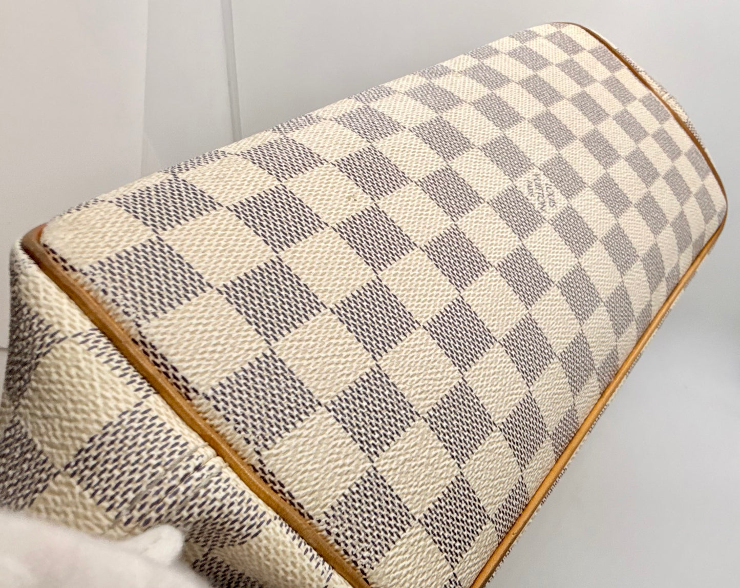 Louis Vuitton Saleya PM Damier Azur Tote Bag Gold Hardware