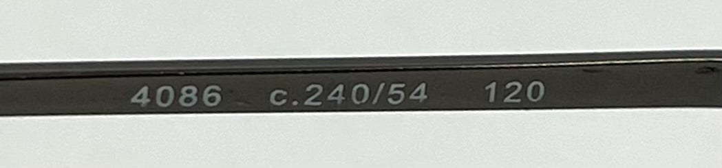 Chanel 4086 c.240/54 Shield Sunglasses Gunmetal Grey Gradient – Deadstock