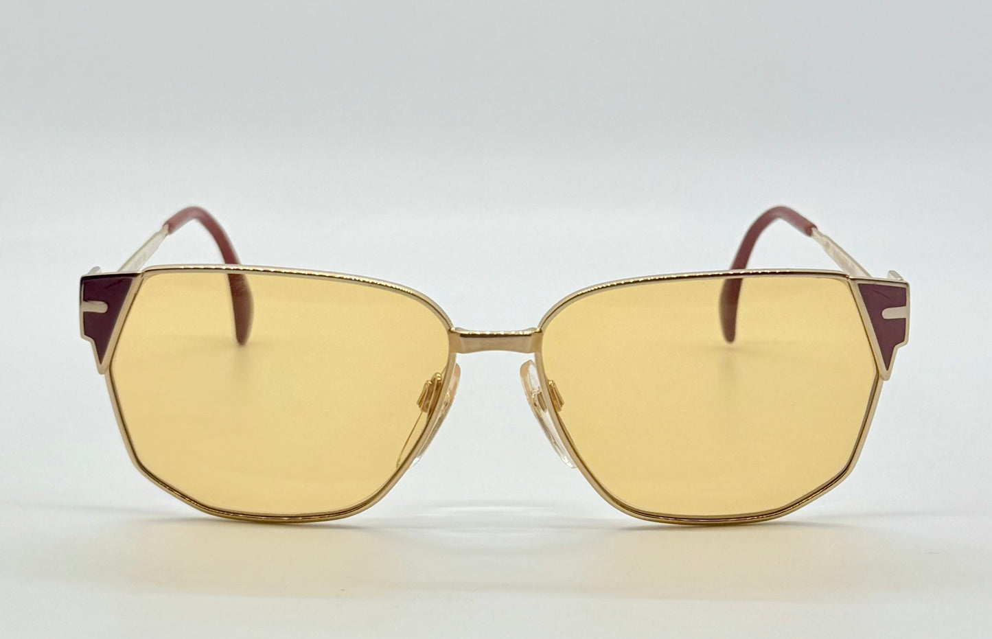 Silhouette M6114 / V6020 Vintage Sunglasses 55mm| w/New Amber Day/Night Custom Lenses | Deadstock Austria