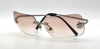 Cartier Santos CT0407O Gold Titanium-New Custom Transitions Sunglasses Full Kit